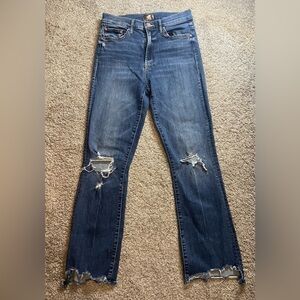 MOTHER - The Insider Crop Step Chew - color Dancing on Coals - Size 27